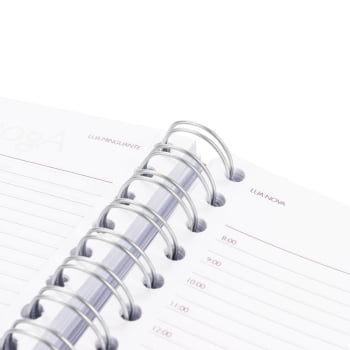Agenda Personalizada 2027 Plástico Diária Espiral X07645