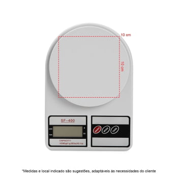Balança Personalizada Plástica Digital X05080 Brinde Personalizado