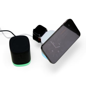 Base de Carregamento Personalizada Plástico com Led X08157 Brindes Personalizados