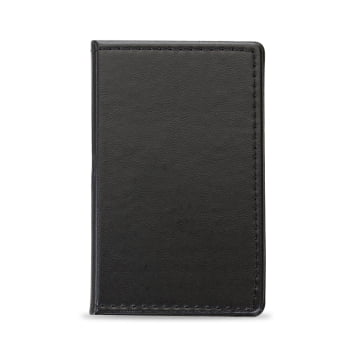 Bloco de Anotações Personalizado Couro Sintético 5 Blocos Autocolantes X10191 Brinde Personalizado