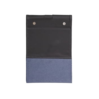 Bloco de Anotações Personalizado Couro Sintético com Porta Caneta X14911 Brinde Personalizado