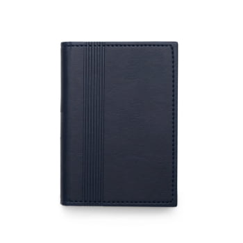 Bloco de Anotações Personalizado Couro Sintético com Porta Caneta X14924 Brindes Personalizados