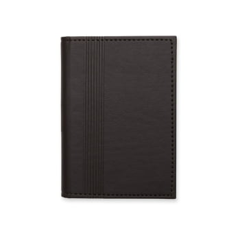 Bloco de Anotações Personalizado Couro Sintético com Porta Caneta X14924 Brindes Personalizados