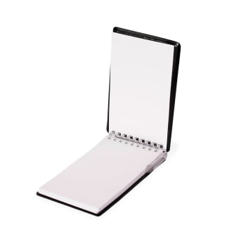 Bloco de Anotações Personalizado Couro Sintético X13634 Brindes Personalizados