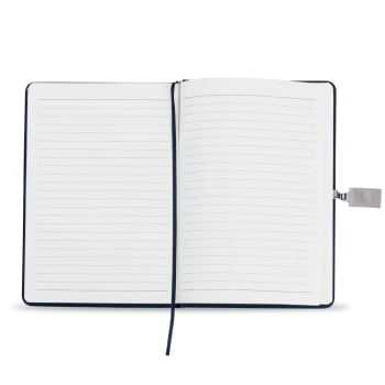 Bloco de Anotações Personalizado Emborrachado com Fecho Metálico X18504 Brindes Personalizados