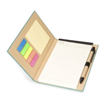 Bloco de Anotações Personalizado Kraft Wire-O X18938 Brinde Personalizado