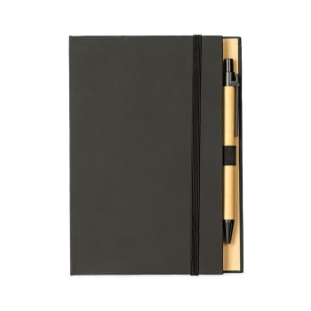 Bloco de Anotações Personalizado Kraft Wire-O X18938 Brinde Personalizado