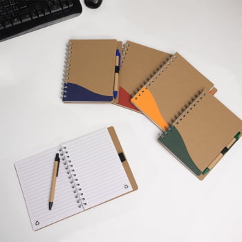 Bloco de Anotações Personalizado Papelão X06098 Brinde Personalizado