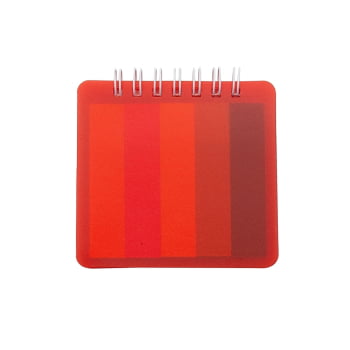Bloco de Anotações Personalizado Plástico com Cinco Blocos Coloridos X18557 Brindes Personalizados
