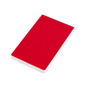 Bloco de Anotações Personalizado Vermelho 100 Folhas SMLE-32004 Brinde Personalizado