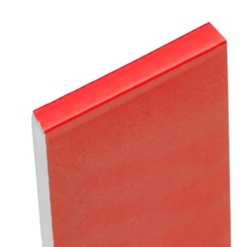 Bloco de Anotações Personalizado Vermelho 100 Folhas SMLE-32004 Brinde Personalizado