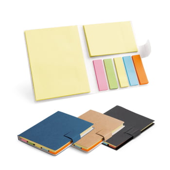 Bloco de Notas Personalizado Cartão para Capa com 7 Blocos Adesivados SP93426 Brinde Personalizado