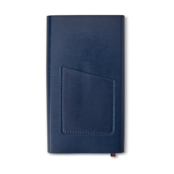 Kit para Anotações Personalizado Couro Sintético 2 Itens X07050 Brinde Personalizado