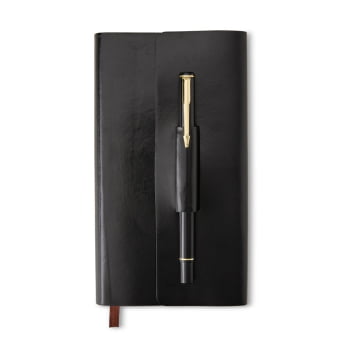 Kit para Anotações Personalizado Couro Sintético 2 Itens X07050 Brinde Personalizado