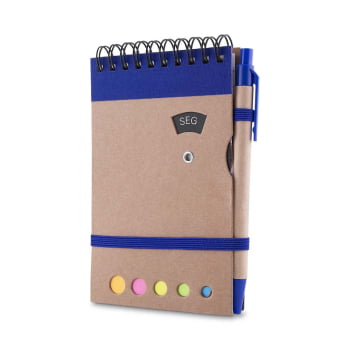 Mini Caderno Personalizado Kraft com 70 Folhas ASIBL037 Brindes Personalizados