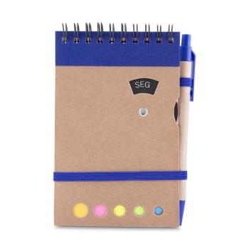 Mini Caderno Personalizado Kraft com 70 Folhas ASIBL037 Brindes Personalizados