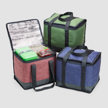 Bolsa Personalizada Térmica Poliéster 12L X02596 Brindes Personalizados