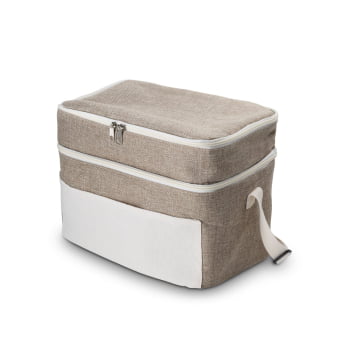 Bolsa Térmica Personalizada Algodão e Juta 14L ASIBT211 Brindes Personalizados