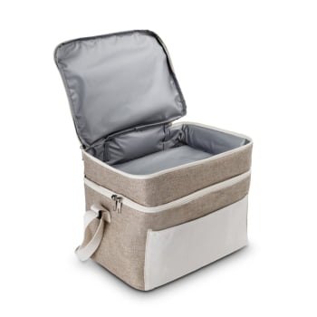 Bolsa Térmica Personalizada Algodão e Juta 14L ASIBT211 Brindes Personalizados