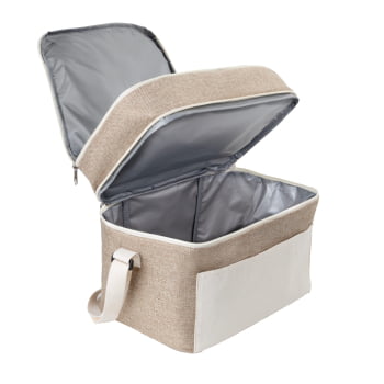 Bolsa Térmica Personalizada Algodão e Juta 14L ASIBT211 Brindes Personalizados