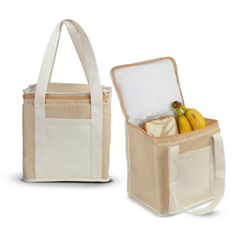 Bolsa Térmica Personalizada Algodão e Juta 5L ASIBT210 Brindes Personalizados