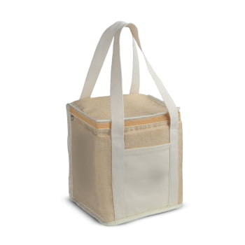 Bolsa Térmica Personalizada Algodão e Juta 5L ASIBT210 Brindes Personalizados