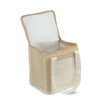 Bolsa Térmica Personalizada Algodão e Juta 5L ASIBT210 Brindes Personalizados