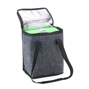 Bolsa Térmica Personalizada Feltro 6,1 Litros X08066 Brinde Personalizado