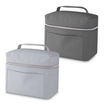 Bolsa Térmica Personalizada PU Dois Compartimentos BT312 Brindes Personalizados
