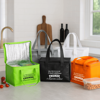 Brinde Presente Dia dos Professores Personalizado Bolsa Personalizada Térmica TNT 6L X02399-PROF