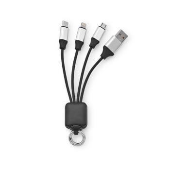 Cabo USB Personalizado PET 3 em 1 SP97173 Brindes Personalizados