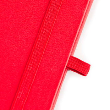Caderneta Personalizada Vermelha 80 Folhas Brinde Personalizado