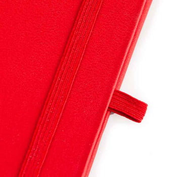Caderneta Personalizada Vermelha 80 Folhas Brindes Personalizados