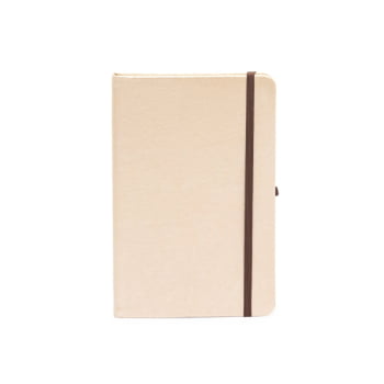 Caderneta Personalizada Couro Sintético 80 Folhas X15124 Brinde Personalizado