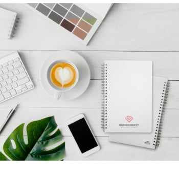 Caderno Personalizado 80 Folhas papel reciclado MSP93474 Brindes Personalizados
