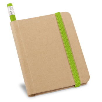 Caderno Personalizado A7 com Lápis de Borracha SP53422 Brindes Personalizados