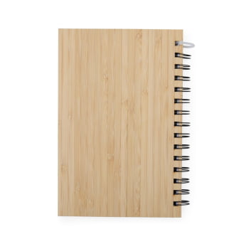 Caderno Personalizado Bambu Sustentável X18898 Brindes Personalizados