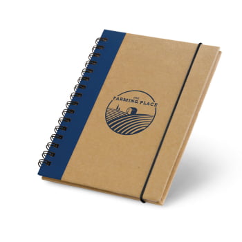 Caderno Personalizado Capa Dura e Papel Reciclado Sustentável MSP93428 Brindes Personalizados