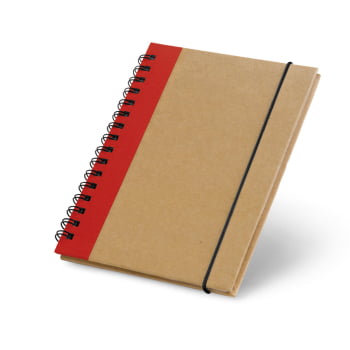 Caderno Personalizado Capa Dura e Papel Reciclado Sustentável MSP93428 Brindes Personalizados