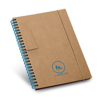 Caderno Personalizado Capa Dura Sustentável MSP93708 Brinde Personalizado