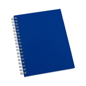 Caderno Personalizado Capa prime Azul LULG3645 Brindes Personalizados