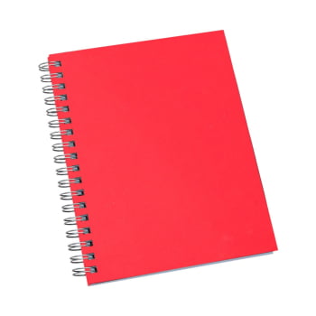 Caderno Personalizado Capa prime Vermelho LULG3646 Brindes Personalizados