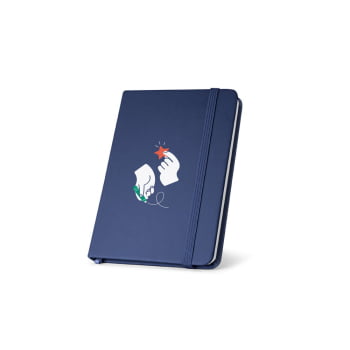 Caderno Personalizado Couro Sintético SP53425 Brinde Personalizado