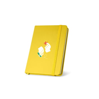 Caderno Personalizado Couro Sintético SP53425 Brinde Personalizado