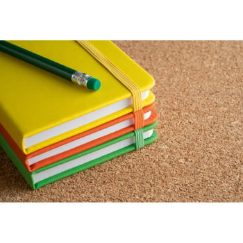 Caderno Personalizado Couro Sintético SP53425 Brinde Personalizado