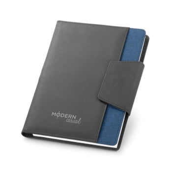 Caderno Personalizado Couro Sintético SP53788 Brinde Personalizado