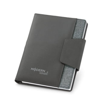 Caderno Personalizado Couro Sintético SP53788 Brinde Personalizado
