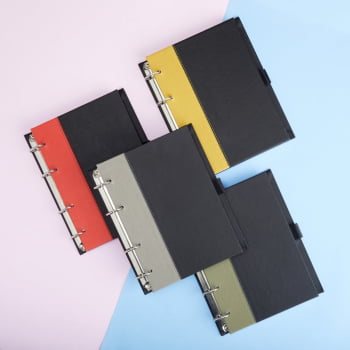 Caderno Personalizado  Couro Sintético X14953 Brindes Personalizados