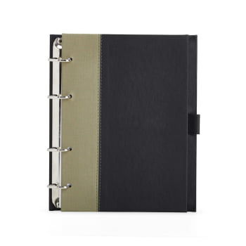 Caderno Personalizado  Couro Sintético X14953 Brindes Personalizados