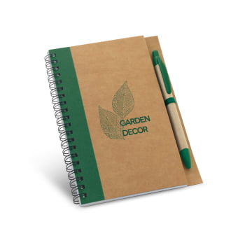 Caderno Personalizado e Caneta Sustentável MSP93715 Brindes Personalizados